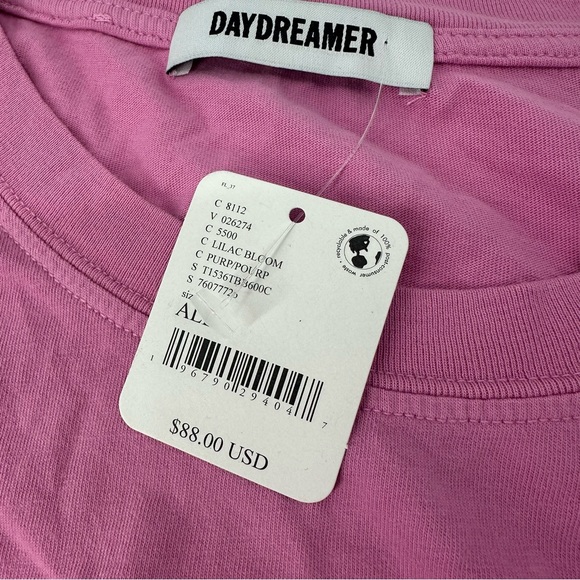 Free People x Daydreamer The Beach Boys 1983 Tour Tee Pink One Size New with Tag - Picture 13 of 16